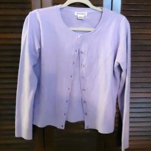 Lavender cardigan, size L
